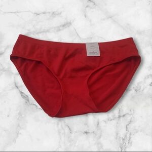 Target Auden Bikini Panties Small Red Nylon NWT